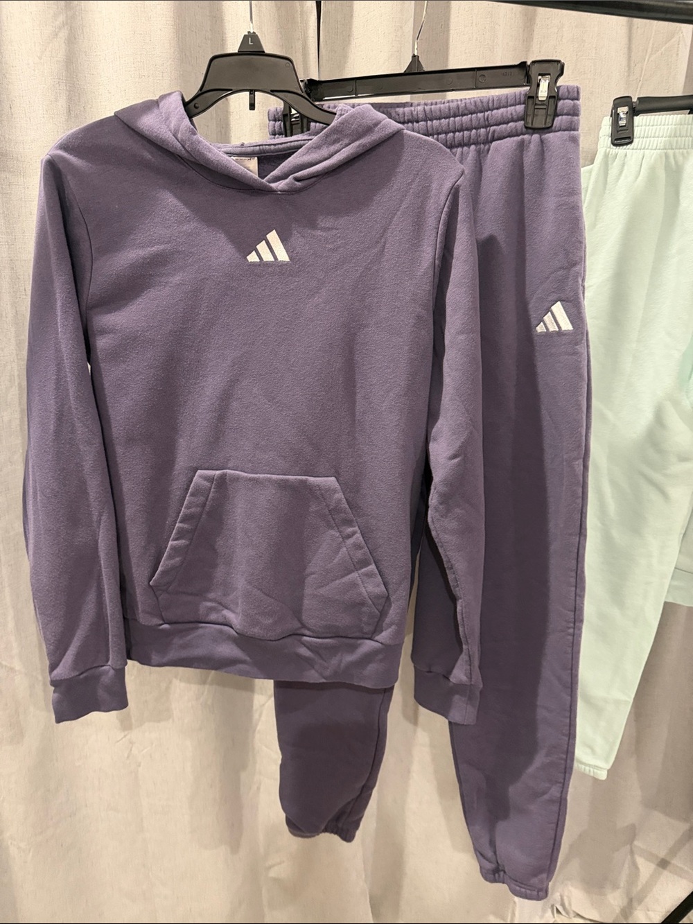 adidas Kids Lavender Hoodie & Jogger Set